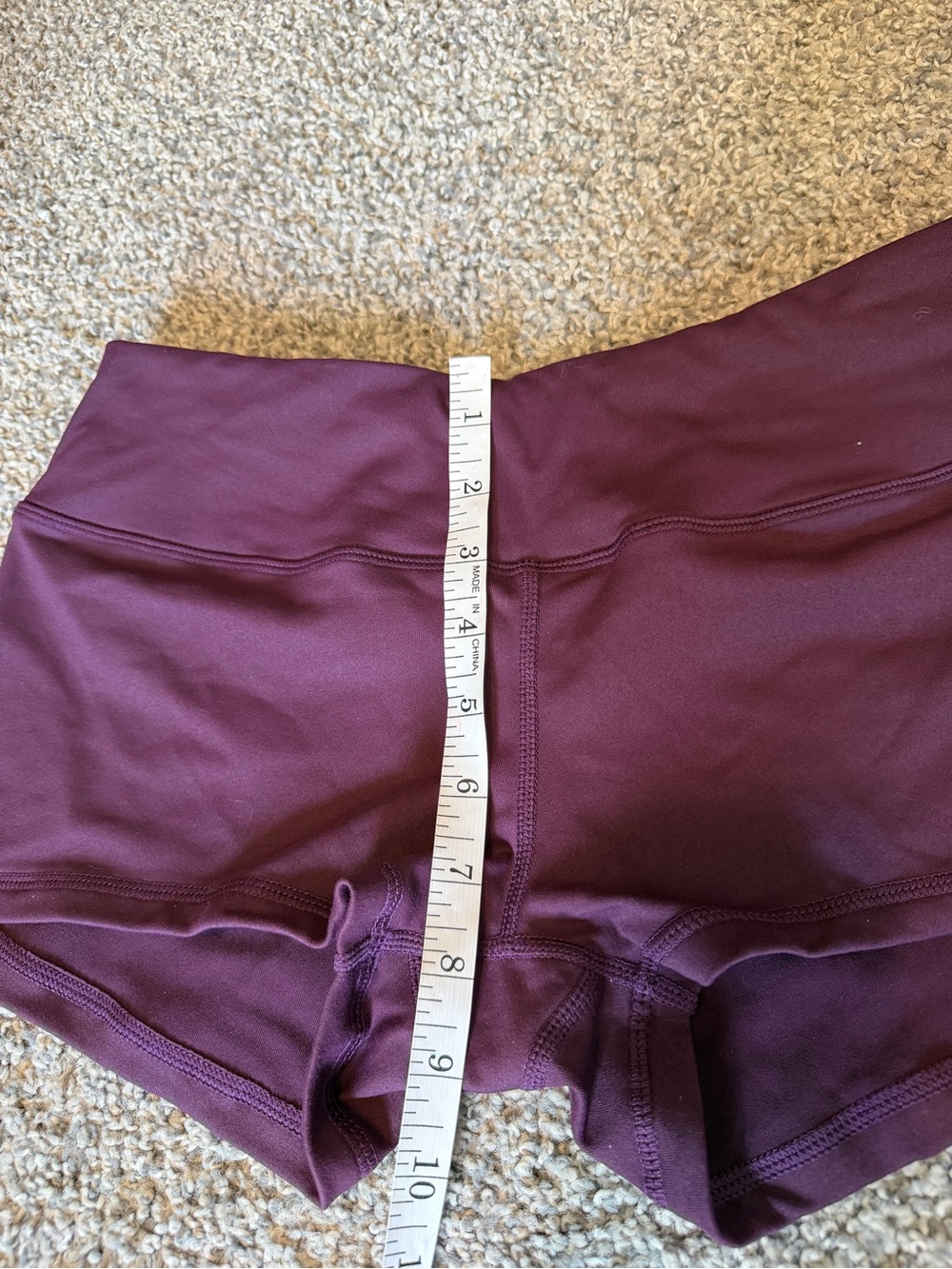 Hollow Rock Women's Deep Plum Athletic Shorts - Picture 9 of 13
